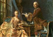 Double portrait, Architect Jean-Rodolphe Perronet with his Wife Alexander Roslin